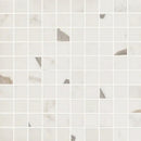 Bianco Statuario Gloss 1x1 Marble Look Porcelain Mosaics 12x12