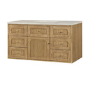 James Martin Laurent 48" Dual Mount Single Bathroom Vanity, Light Natural Oak