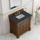 James Martin Brookfield 36" Single Bathroom Vanity, Honey Oak