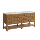 James Martin Malibu 72" Double Bathroom Vanity, Amber Birch