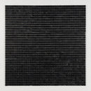 Black Honed 1x1 Marble Mosaics 12x12
