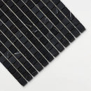 Black Honed 1x1 Marble Mosaics 12x12