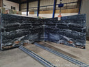 Black Leopard Bookmatching Marble Slabs Polished -Full Truckload 2 slabs bookmatching