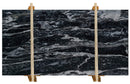 Black Leopard Bookmatching Marble Slabs Polished -Full Truckload packed in a wooden bundle front view