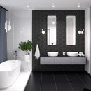Blanc Glossy Subway Ceramic Tiles 4x12