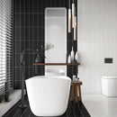 Blanc Glossy Subway Ceramic Tiles 4x12