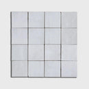 Blanc Niege Glossy Zellige Mosaics 12x12