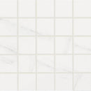 Blanco Honed 2x2 Marble Look Porcelain Mosaics 12x12