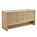 James Martin Solene 72" Double Bathroom Vanity, Seaside Oak