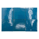 Blu Zellige Glossy Zellige Tiles 4x4
