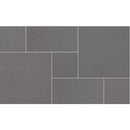 blue stone porcelain pavers 4 sized pattern matte floor tile LPAVNBLUSTOPAT multiple tiles top view