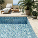 Bluestone Blend Anti Slip 1x1 Glass Mosaics 12x12