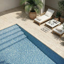 Bluestone Blend Glossy 1x1 Glass Mosaics 12x18