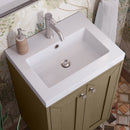 James Martin Chianti 20" Floating Single Bathroom Vanity, Walnut Whisper