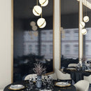 Bone Polished Hexagon Glass Mosaics 11 3/4x11 1/2