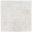 botticino cream marble tile super light 4x4 coaster printing 100 tiles topview