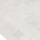 botticino cream marble tile super light 4x4 coaster printing 100 tiles angle view closeup