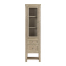 James Martin Breckenridge Linen Cabinet, Whitewashed Oak