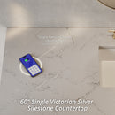 James Martin Brittany 60" Single Bathroom Vanity, Victory Blue