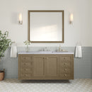 James Martin Chicago 60" Single Bathroom Vanity, Walnut Whisper