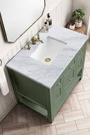 James Martin Breckenridge 36" Single Bathroom Vanity, Smokey Celadon