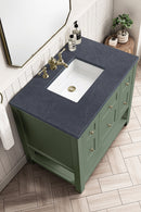 James Martin Breckenridge 36" Single Bathroom Vanity, Smokey Celadon