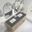 James Martin Breckenridge 60" Double Bathroom Vanity, Whitewashed Oak