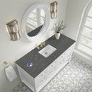 James Martin Breckenridge 60" Single Bathroom Vanity, Bright White