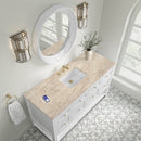 James Martin Breckenridge 60" Single Bathroom Vanity, Bright White