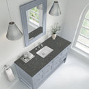 James Martin Breckenridge 60" Single Bathroom Vanity, Serenity Blue