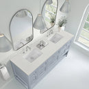 James Martin Breckenridge 72" Double Bathroom Vanity, Serenity Blue