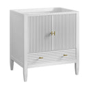 James Martin Myrrin 30" Single Bathroom Vanity, Bright White