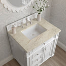 James Martin Bristol 30" Single Bathroom Vanity, Bright White