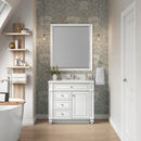 James Martin Bristol 36" Single Bathroom Vanity, Bright White
