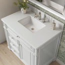 James Martin Bristol 36" Single Bathroom Vanity, Bright White