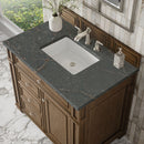 James Martin Bristol 36" Single Bathroom Vanity, Saddle Brown
