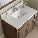 James Martin Bristol 36" Single Bathroom Vanity, Whitewashed Walnut