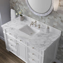 James Martin Bristol 48" Single Bathroom Vanity, Bright White