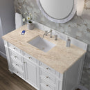 James Martin Bristol 48" Single Bathroom Vanity, Bright White