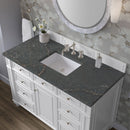 James Martin Bristol 48" Single Bathroom Vanity, Bright White