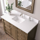 James Martin Bristol 48" Single Bathroom Vanity, Saddle Brown