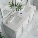 James Martin Bristol 60" Double Bathroom Vanity, Bright White