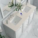 James Martin Bristol 60" Double Bathroom Vanity, Bright White