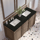 James Martin Bristol 60" Double Bathroom Vanity, Whitewashed Walnut