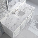James Martin Bristol 60" Single Bathroom Vanity, Bright White