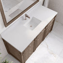 James Martin Bristol 60" Single Bathroom Vanity, Whitewashed Walnut