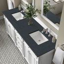 James Martin Bristol 72" Double Bathroom Vanity, Bright White
