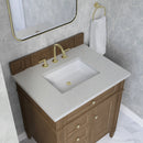 James Martin Brittany 30" Single Bathroom Vanity, Pecan