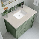 James Martin Brittany 36" Single Bathroom Vanity, Smokey Celadon