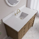 James Martin Brittany 48" Single Bathroom Vanity, Pecan